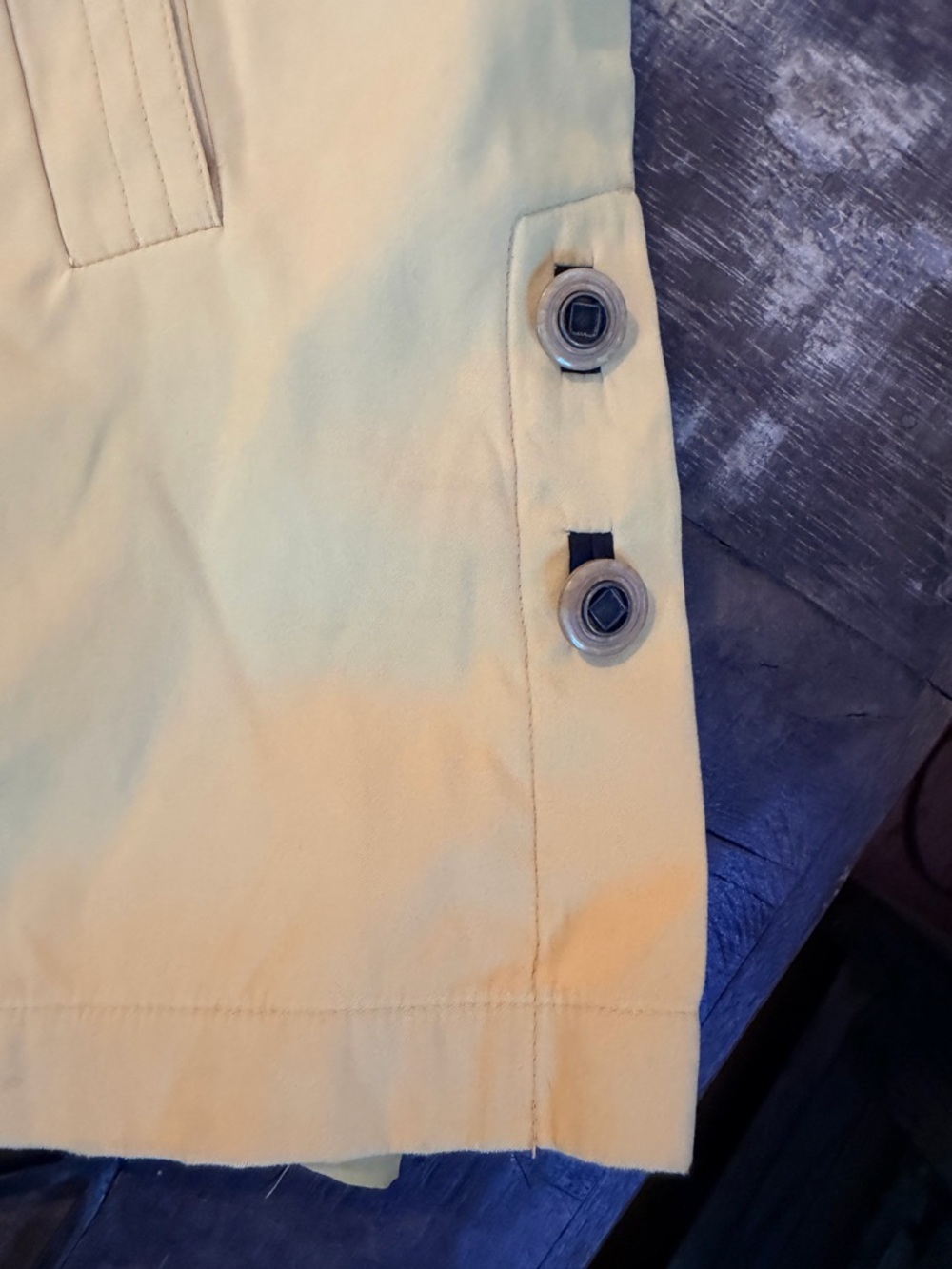 Lightweight Women's Mustard Trench Coat - Picture 9 of 15